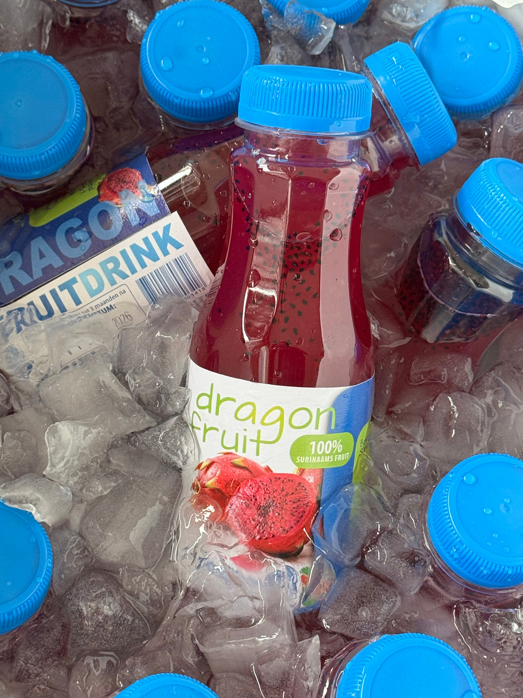 Mini-tray Dragonfruit fruit-drink
